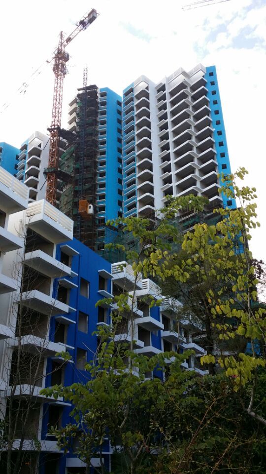 桂林漓江藍(lán)灣外墻涂料裝飾工程(55) - 廣西三象建筑安裝工程有限公司 www.gdgm18.cn